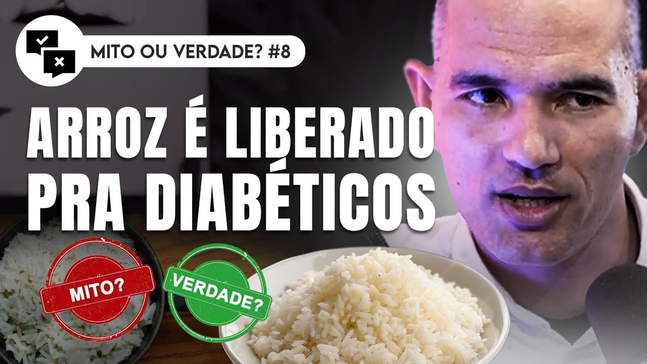 A capa mostra o Dr Turí Souza com potes de arroz, com a frase "Arroz Liberado para Diabéticos" e um selo de mito ou verdade.